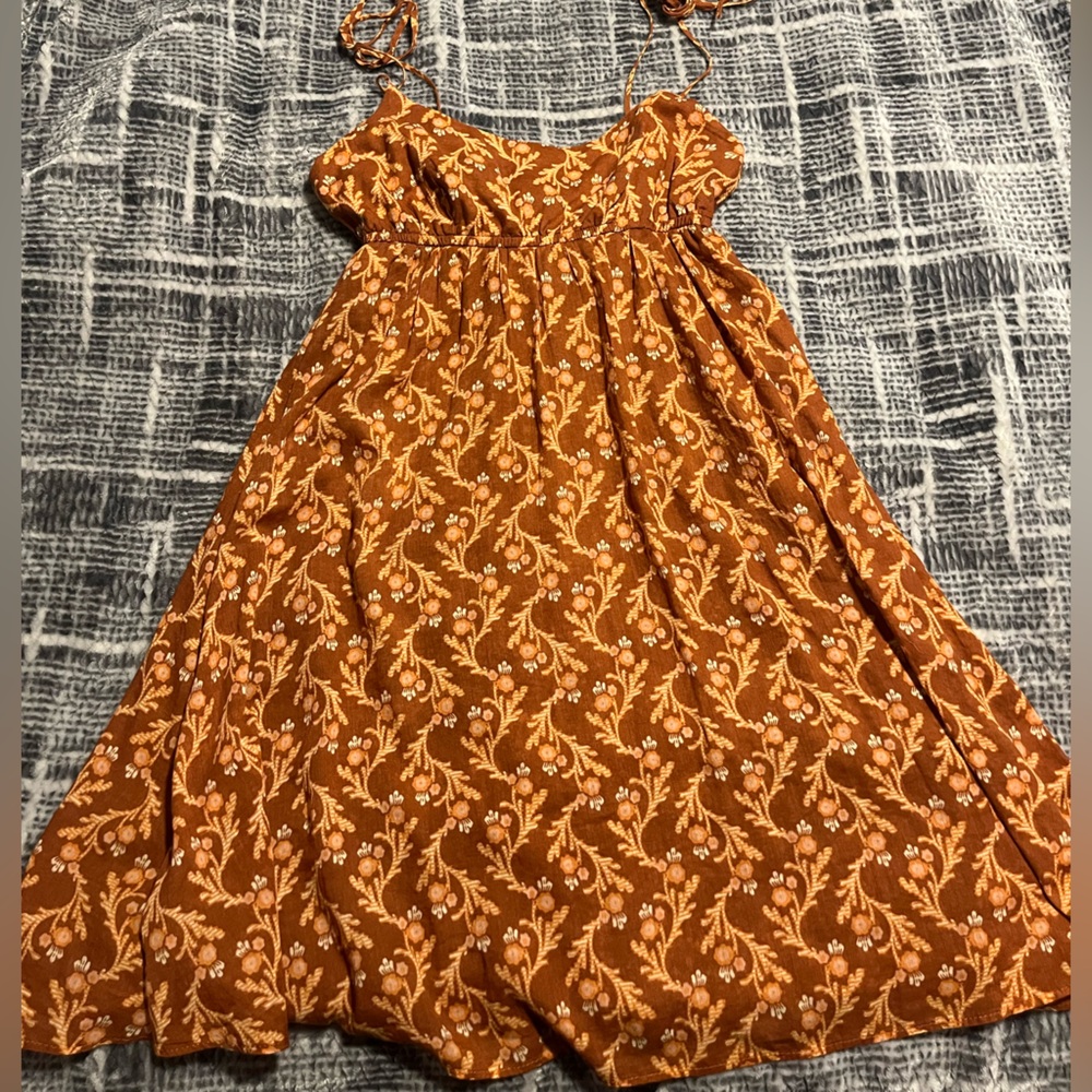 Vintage Lovely Day USA baby doll fit flair dress.